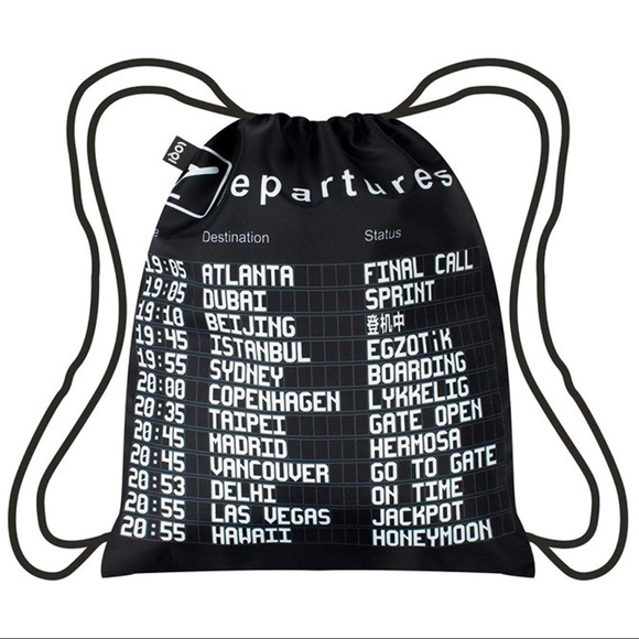 LOQI AIRPORT DRAWSTRING BAG water resistant - Picture 3 of 6